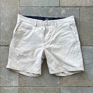 J. Crew Tan Flat Front Shorts Classic Style